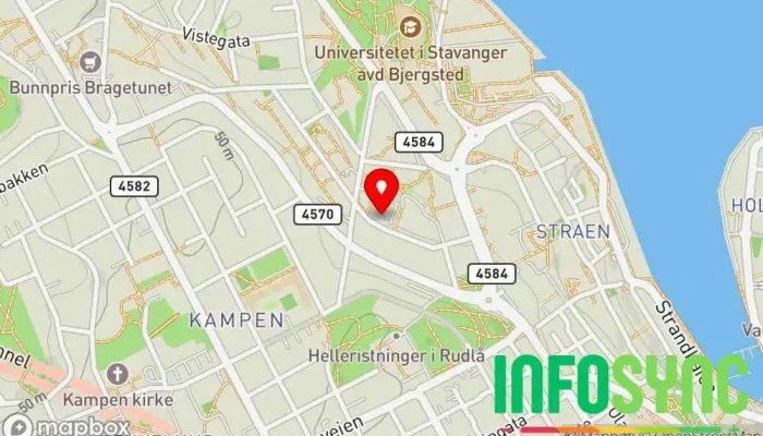 kart over Veni AS IT-konsulent, Hovedkontor i Stavanger