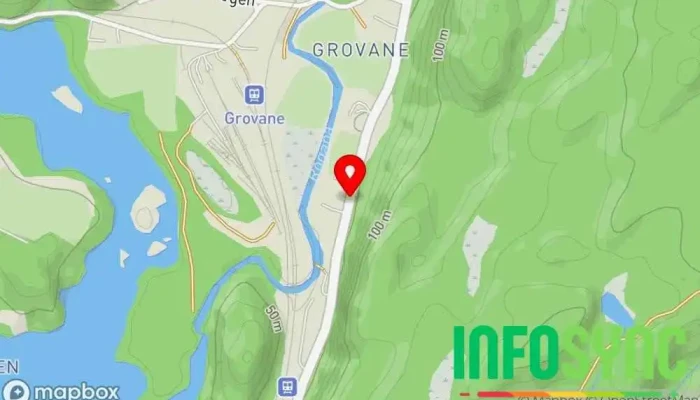 kart over Venneslavegen 407 Transportknutepunkt i Vennesla