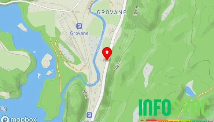 kart over Venneslavegen 407 Bussholdeplass i Vennesla