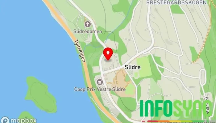 kart over Vestre Slidre kommune Kommunalt kontor, Tannlege i Slidre