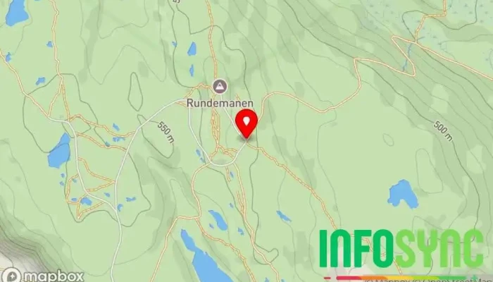 kart over Vidden start Turområde i Bergen