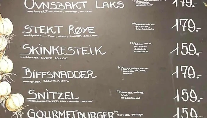 Vik Skysstasjon As -  Meny - Røyse
