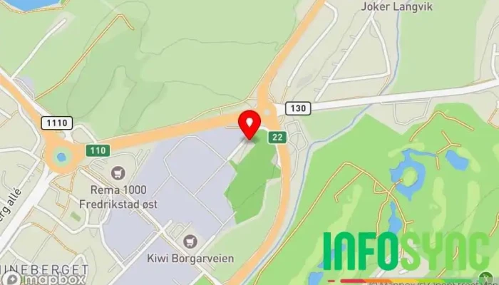 kart over Vikane Skydeselskap Skytebane i Fredrikstad