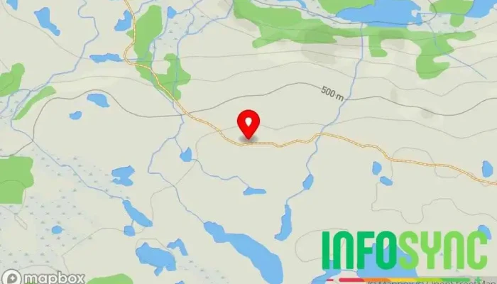 kart over Vindskjermen Turområde i Mo i Rana