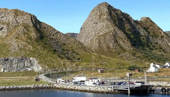 Værøy ferjekai - Norge