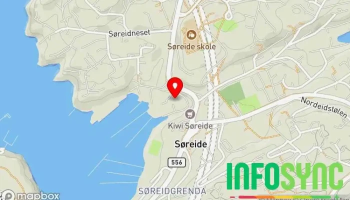 kart over Ytrebygdsvegen 37 Produsent i Søreidgrenda