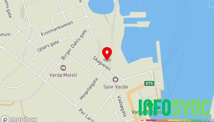 kart over YX Vardø Bensinstasjon i Vardø