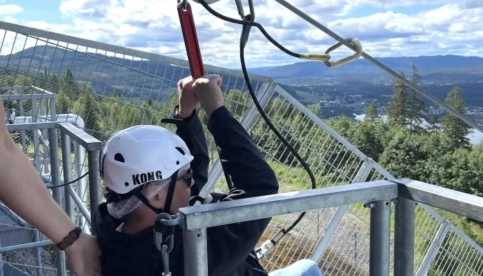 Zipline Vikersund -  Fjell - Vikersund