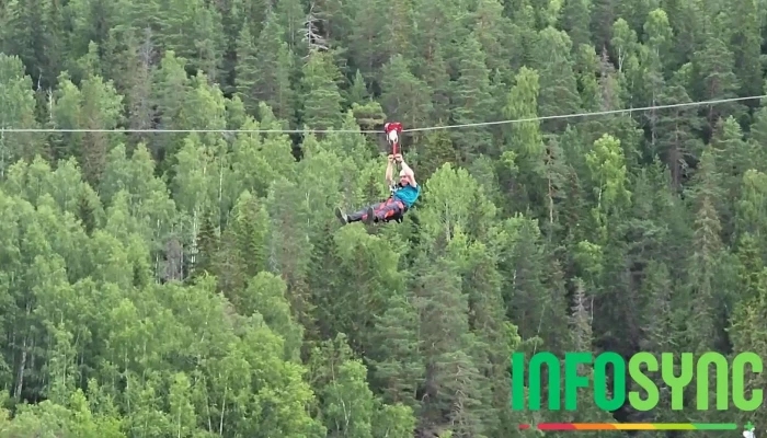 Zipline Vikersund -  Videoer - Vikersund
